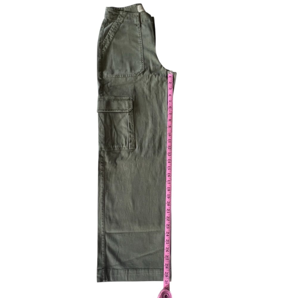 Universal Thread Olive Green Wide Leg Cargo/Utility Pants size 2 - Picture 9 of 11
